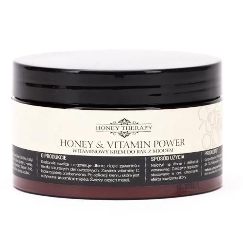 ŁYSOŃ Honey Therapy Witaminowy krem do rąk z miodem Morela, 250ml 