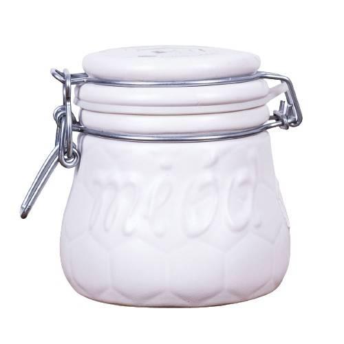 Miniaturka artykułu - ŁYSOŃ Mi&oacute;d akacjowy - ceramika biała, 400g 