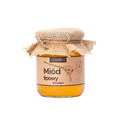 Miniaturka artykułu - ŁYSOŃ Mi&oacute;d lipowy, 700g