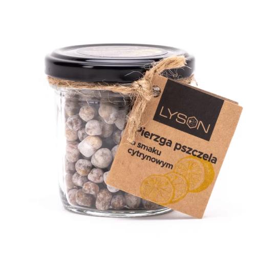 Miniaturka artykułu - ŁYSOŃ Pierzga pszczela o smaku cytrynowym, 70g