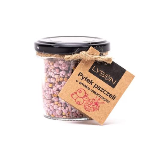 Miniaturka artykułu - ŁYSOŃ Pyłek pszczeli o smaku wieloowocowym, 70g