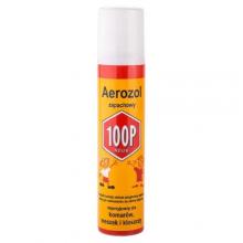 Zdjęcie produktu - 100P Aerozol ochronny przeciw komarom, kleszczom i meszkom, 75 ml KR&Oacute;TKA DATA 31.10.2026