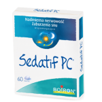 Zdjęcie produktu - BOIRON SEDATIF PC, 60 tabletek - Lek ułatwiający zasypianie i zmniejszający stres