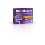 Zdjęcie produktu -  NIFUROKSAZYD Gedeon Richter 100 mg - 24 tabletki Lek na zakażenie przewodu pokarmowego, biegunkę