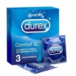 DUREX COMFORT XL Prezerwatywy, 3 sztuki