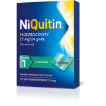 Zdjęcie produktu - NIQUITIN  - 21 mg / 24 h - 7 plastrów przezroczystych 