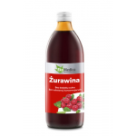 Zdjęcie produktu - EkaMedica Żurawina Sok 100% - 1000 ml 