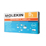 Zdjęcie produktu - Molekin D3 2000 j.m. - 60 tabletek 