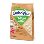 BoboVita Porcja Zb&oacute;ż Kaszka mleczna 7 zb&oacute;ż zbożowo- jęczmienna pełnoziarnista - 210 g (25764)