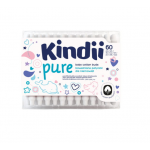 Zdjęcie produktu - Kindii Pure Patyczki higieniczne z ogranicznikiem dla niemowląt, 60 szt.