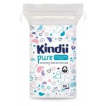 Kindii Pure Bawełniane płatki dla niemowląt do sk&oacute;ry wrażliwej, 60 szt.