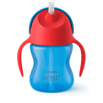 AVENT Kubek ze słomką 200ml 796/01, 9m+ blue- 200ml