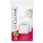 Zdjęcie produktu - CLEANIC Płatki kosmetyczne kwadratowe - 50 sztuk
