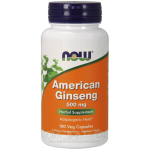Zdjęcie produktu - NOW American Ginseng 500mg -100 kapsułek