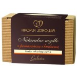 KROPLA ZDROWIA Naturalne mydło z pomarańczą i kurkumą - 130g