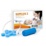 Zdjęcie produktu - SOPELEK 2 Aspirator do nosa aparat+10 jednorazowych filtr&oacute;w
