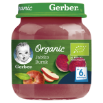 Gerber Organic Jabłko burak po 6. miesiącu - 125 g