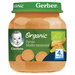 Gerber Organic obiadek  Dynia słodki ziemniak po 4. miesiącu - 125 g