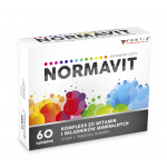 Zdjęcie produktu - Normavit, 60 tabl. - Preparat bogaty w minerały i witaminy 