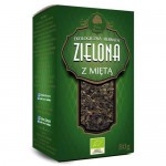 Zdjęcie produktu - DARY NATURY Herbata zielona z miętą 80g 