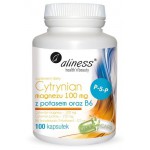 ALINESS Cytrynian magnezu 100 mg z potasem i witaminą B6 - 100 kapsułek 