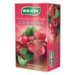 Zdjęcie produktu - BELIN Herbata owocowa z żurawiną - 20 torebek