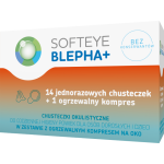 Zdjęcie produktu - SOFTEYE BLEPHA+  Chusteczki okulistyczne do higieny powiek (14 szt.) + ogrzewalny kompres 