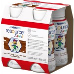 Zdjęcie produktu - Resource Junior Płyn smak czekoladowy, 4 x 200ml