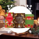 Zestaw 4 PUKKA Organiczna herbata, 20 sasz. + Organiczna Latte Cacao Maca Magic, 90g + Bambusowy kubek, 1 szt. + Bio herbaty, 3 sasz.