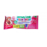 Zdjęcie produktu - Zdrowy Lizak Mniam-Mniam malina bez cukru kształt łezki, 1 szt.