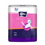 Zdjęcie produktu - BELLA NOVA Podpaski higieniczne ze skrzydełkami, 20 sztuk