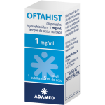 Zdjęcie produktu - Oftahist krople do oczu wskazane przy alergicznym zapaleniu spoj&oacute;wek, 5 ml