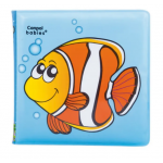 CANPOL Miękka książeczka edukacyjna z piszczkiem AQUA 2/083