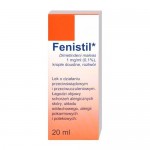Zdjęcie produktu - Fenistil krople doustne 1 mg/ml, 20 ml