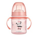 Zdjęcie produktu - CANPOL BABIES Kubek treningowy EasyStart 6m+ r&oacute;żowa panda 120ml, 1szt. 35/207
