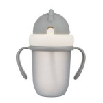 CANPOL BABIES Kubek ze składaną rurką 9m+ szary 210ml, 1szt. 56/522