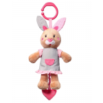BABYONO Zabawka dla dzieci z pozytywką BUNNY JULIA 791 