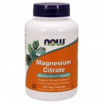 Zdjęcie produktu - NOW Magnesium citrate Cytrynian magnezu, 120 vege kaps.