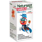 Zdjęcie produktu - NATURSEPT MED GARDŁO lizaki bez cukru smak truskawkowy, 6szt.