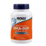 Zdjęcie produktu - Now Foods DHA 500 mg, 90 kaps.
