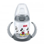 NUK Butelka niekapek Disney Miki( 6-18m) czerwony/szary, 150ml