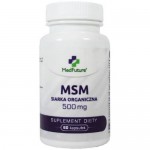 Zdjęcie produktu - MedFuture MSM Siarka Organiczna 500mg, 60kaps.