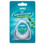 Zdjęcie produktu - APTEO Nić dentystyczna woskowana miętowa, 50 m