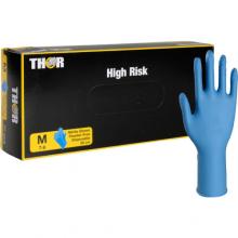 Zdjęcie produktu - ABENA rękawice nitrylowe Thor High Risk 30cm niebieskie rozm. M, 50szt.