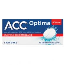 Zdjęcie produktu - ACC OPTIMA 600 mg - 10 tabletek musujących