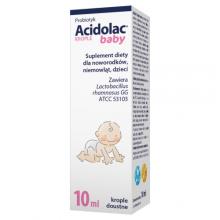 Zdjęcie produktu - Acidolac Baby Krople 10ml - probiotyk dla niemowląt i dzieci