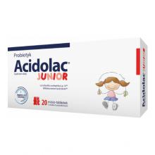 ACIDOLAC JUNIOR Probiotyk o smaku truskawkowym, 20 misio-tabletek