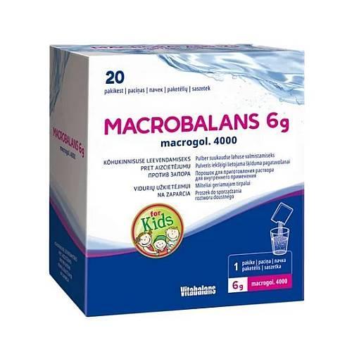 Miniaturka artykułu - MacroBalans 6g, 20 sasz. USZKODZONE BRAK TEKTUROWEGO OPAKOWANIA