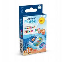 Zdjęcie produktu - ACTIVE PLAST Tattoo Ocean Fun Zestaw plastr&oacute;w dla dzieci, 12szt.