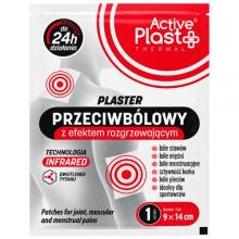Zdjęcie produktu - ActivePlast Plaster przeciwb&oacute;lowy z efektem rozgrzewającym 14x9 cm, 1 szt.